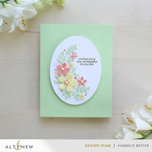Altenew Zero-Waste: Oval Serenity Die Set