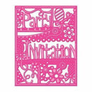 Die'sire Create-A-Card Cutting & Embossing Die Party Invitation*