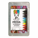 Dina Wakley Media Scribble Sticks 12 Pack
