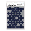 Dina Wakley Media Stencils 9 inch X6 inch - Honeycomb