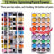 Universal Crafts Rotating Paint Storage Tower - Holds 72 Paints