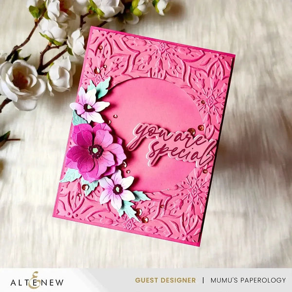 Altenew Blooming Doily Charm One-of-a-Kind 3D Embossing Folder