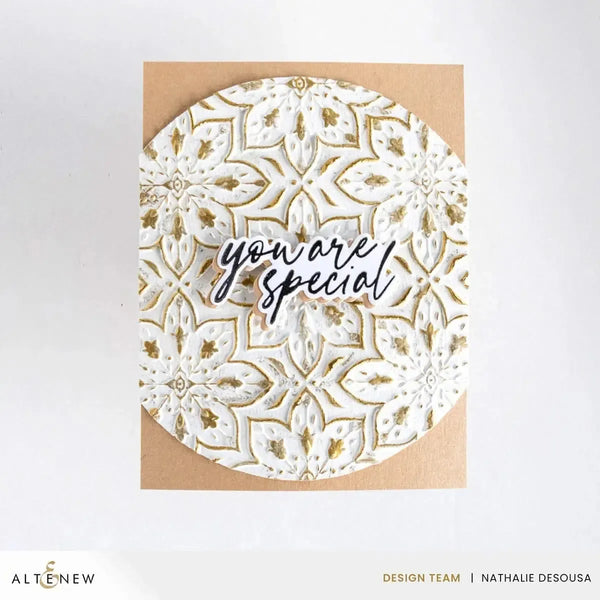 Altenew Blooming Doily Charm One-of-a-Kind 3D Embossing Folder