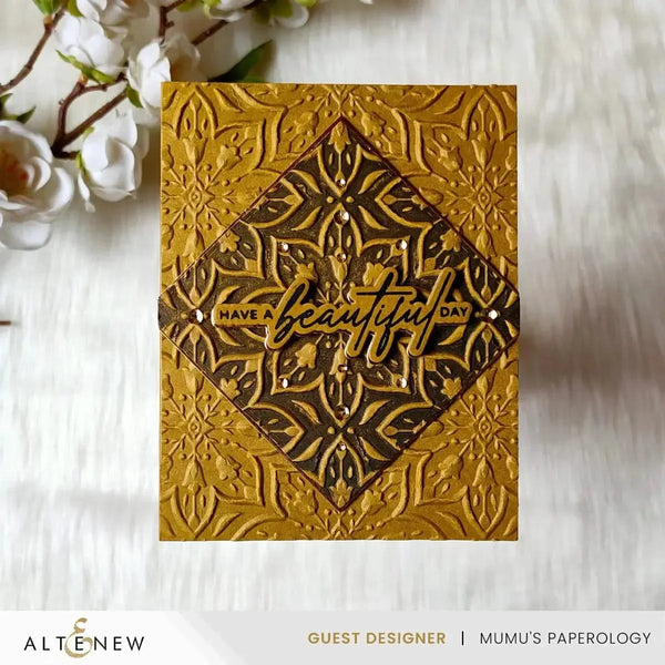 Altenew Blooming Doily Charm One-of-a-Kind 3D Embossing Folder