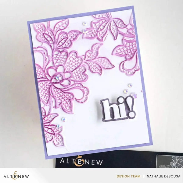Altenew Lace One-of-a-Kind 3D Embossing Folder