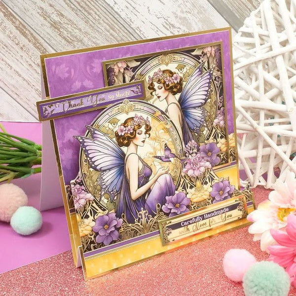 Hunkydory Fairy Decadence - Amethyst Garden Luxury Topper Set
