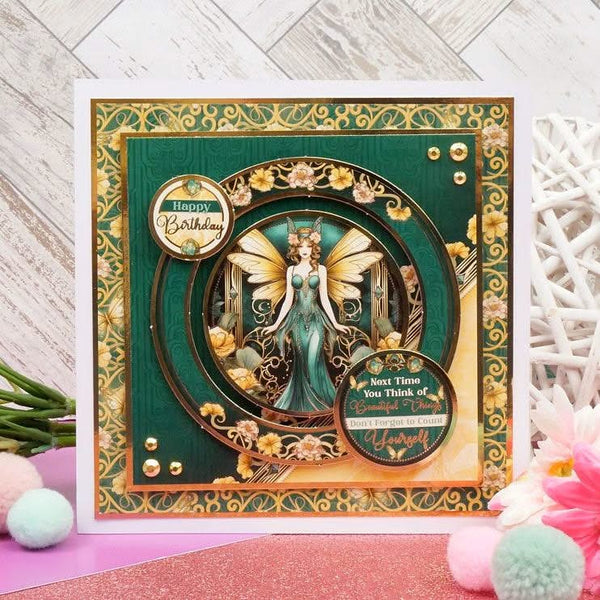 Hunkydory Fairy Decadence - Emerald Dreams Luxury Topper Set