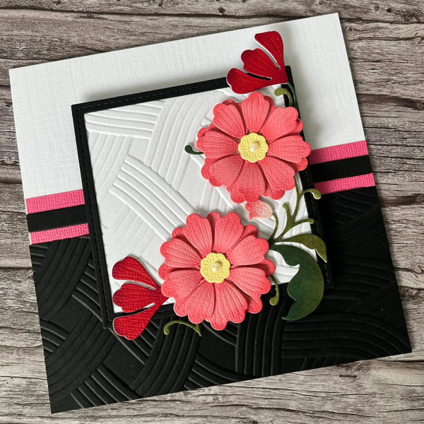 Lisa Horton Crafts – Cosmo Flourish Floral Plate – Craft Die Set