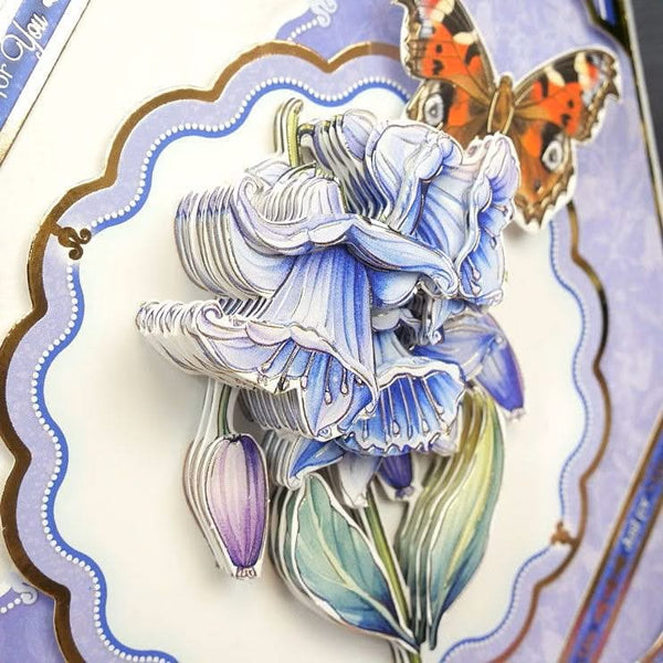 Hunkydory In Full Bloom - Floral Delights Deco-Large Set - Beautiful Bluebells