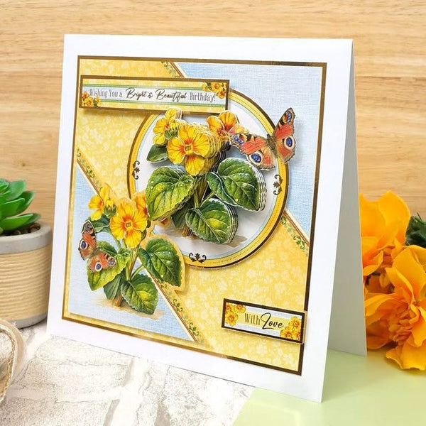 Hunkydory In Full Bloom - Floral Delights Deco-Large Set - Perfect Primrose*