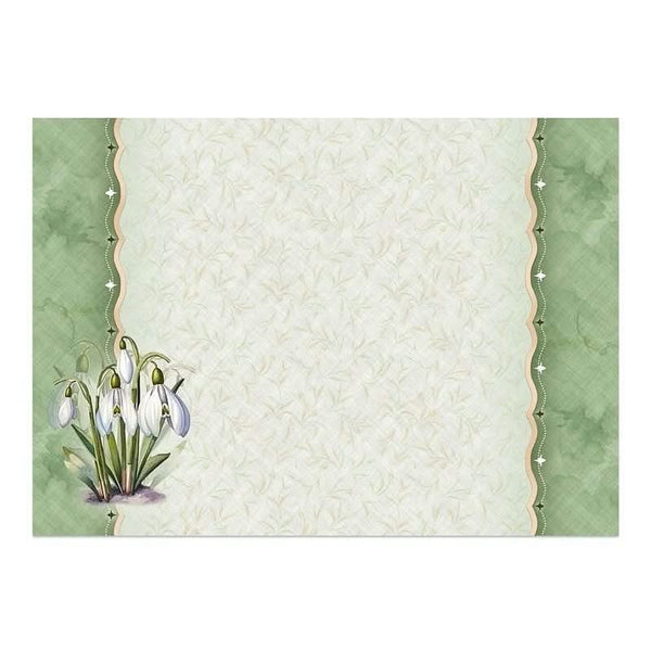 Hunkydory In Full Bloom - Floral Delights Deco-Large Set - Stunning Snowdrops*