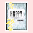 Lisa Horton Crafts - Muse & Maker Collection - Clear Photopolymer Stamps - Fragmented Fibres