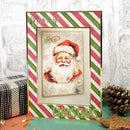 Hunkydory For the Love of Masks - Christmas Stripes Frame & Sentiment*