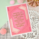 Hunkydory For the Love of Stamps - Geometric Lined Background