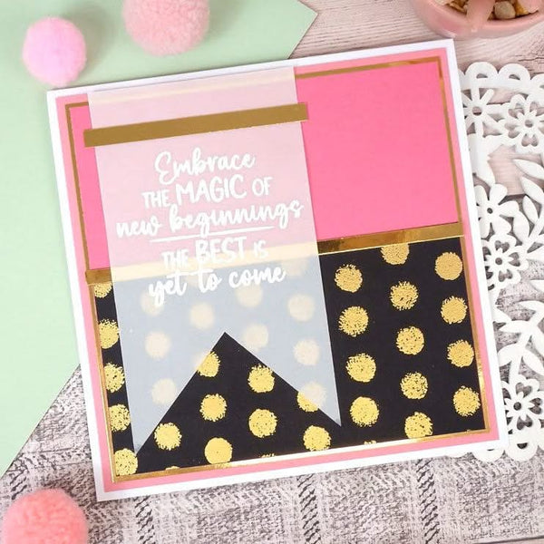 Hunkydory For the Love of Stamps - Speckled Dots Background