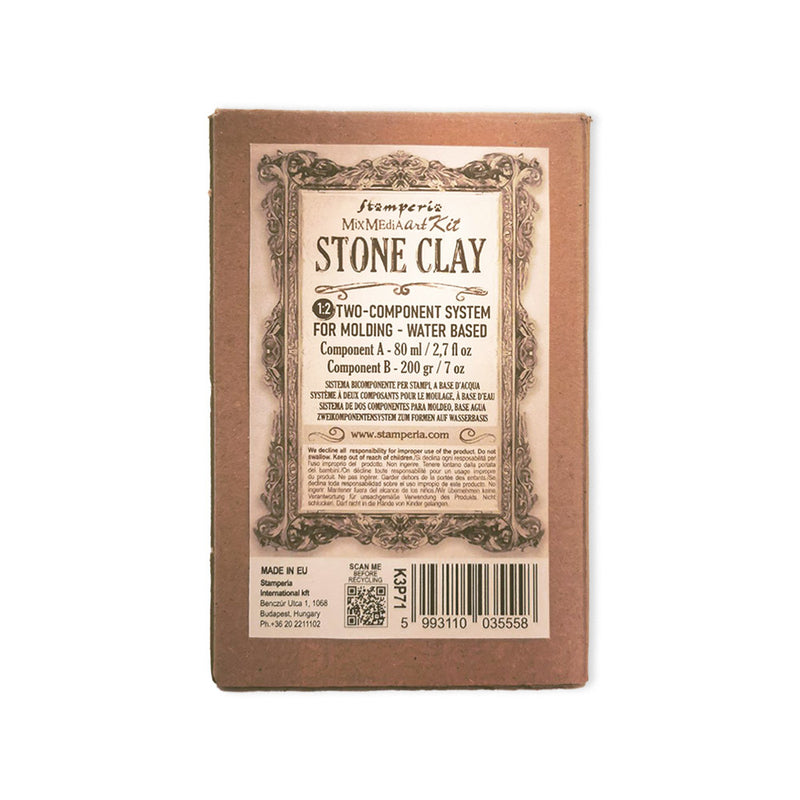 Stamperia Stone Clay Set 80ml + 200g