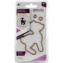 Crafters Companion Gemini Multi-Media Mini Dies 4 pack - Deer Project 2.8inch X3.4inch*
