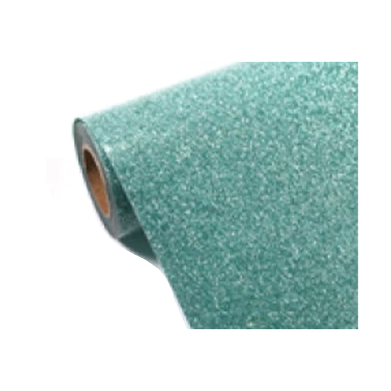 Poppy Crafts 10"x5' Heat Transfer Glitter Vinyl - Green