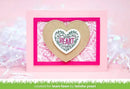 Lawn Cuts Custom Craft Dies - Heart Pouch Dotted Heart Add-On*