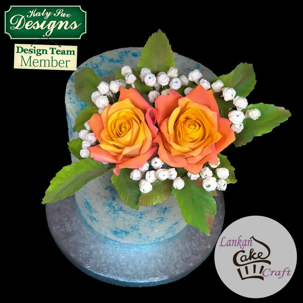 Katy Sue Silicone Mould - Flower Pro Rose Cones & Thorns