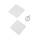 Artesprix Sublimation Key Chains - Metal 2/Pkg