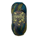 Ball of yarn with 'Firefly' label on a white background
