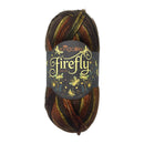 Ball of yarn with 'King Cole Firefly' label on a white background
