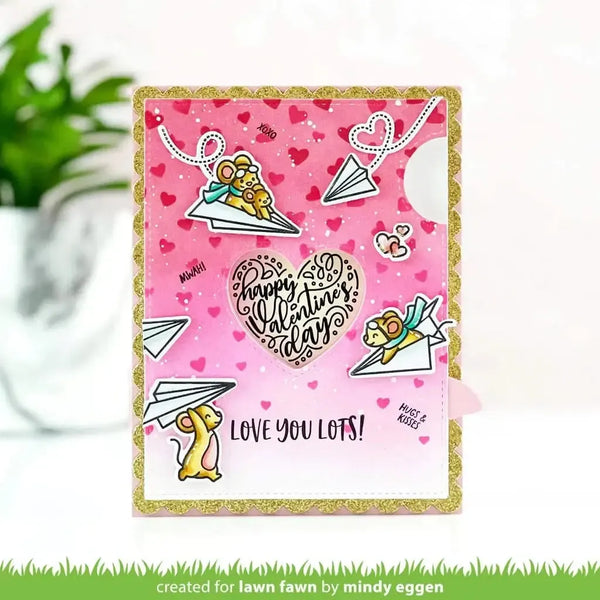 Lawn Fawn Clear Stamp Set - Magic Heart Messages*