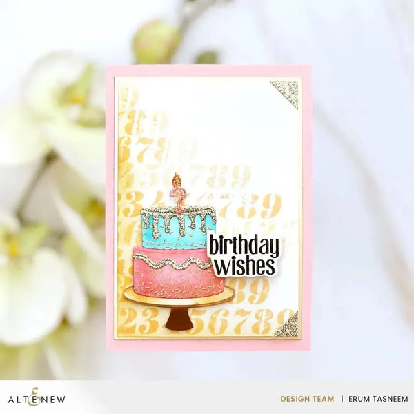 Altenew Mini Delight: Birthday Wishes Stamp & Die Set*