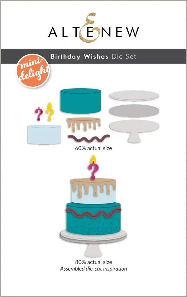 Altenew Mini Delight: Birthday Wishes Stamp & Die Set*