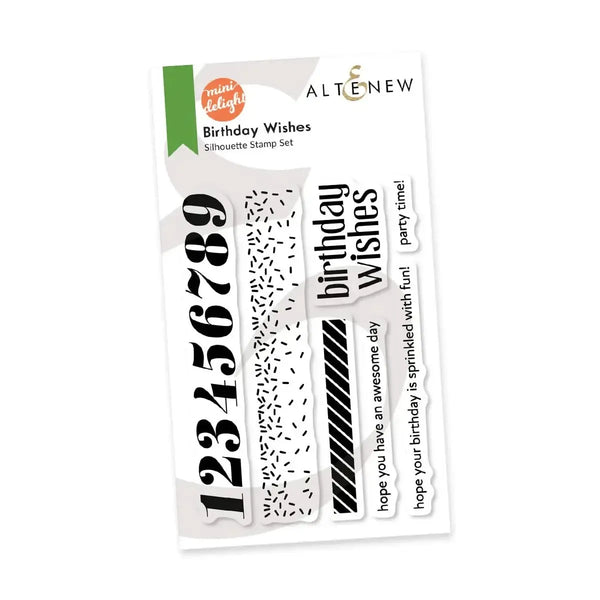 Altenew Mini Delight: Birthday Wishes Stamp & Die Set*