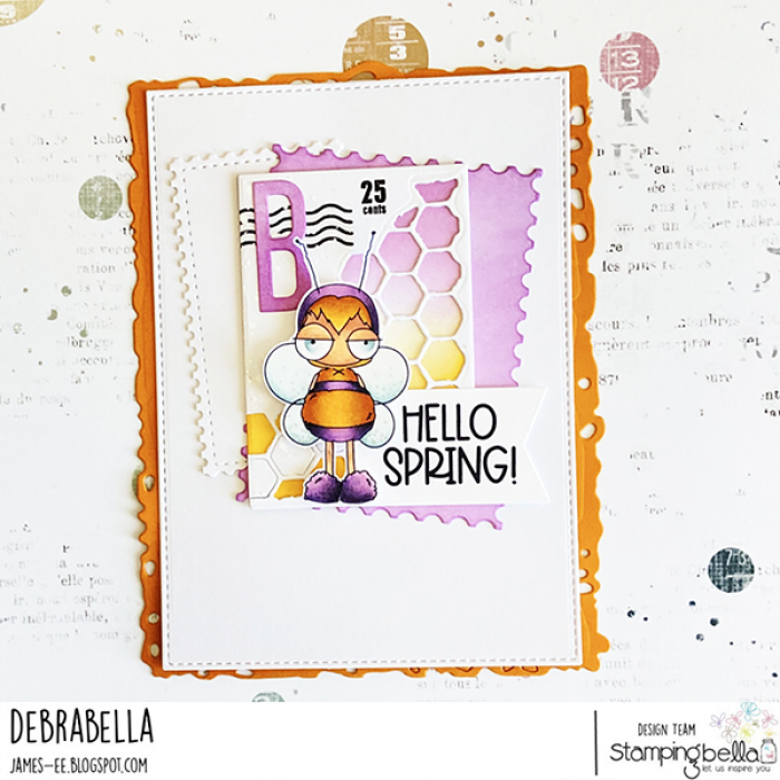 Stamping Bella Cling Stamps Mini Oddball Bee Kid*