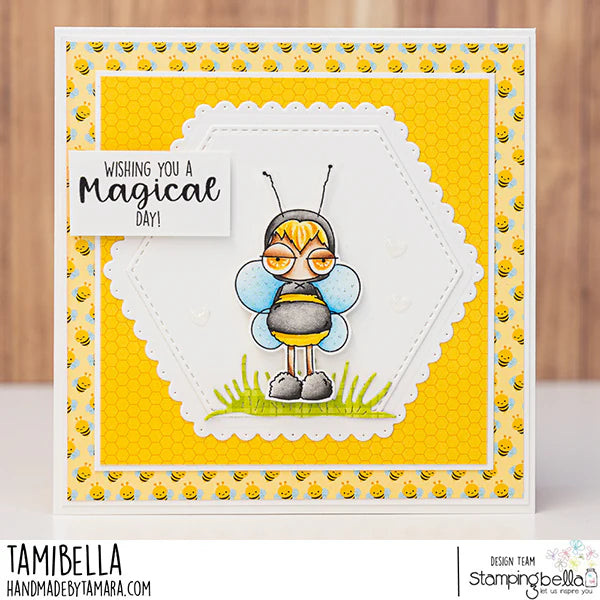 Stamping Bella Cling Stamps Mini Oddball Bee Kid*