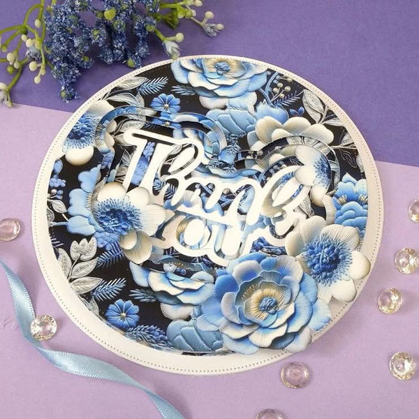 Hunkydory Moonstone Dies - Radiant Sentiments - Good Luck & Thank You*