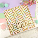 Hunkydory Moonstone Embossing Folder - Herringbone*