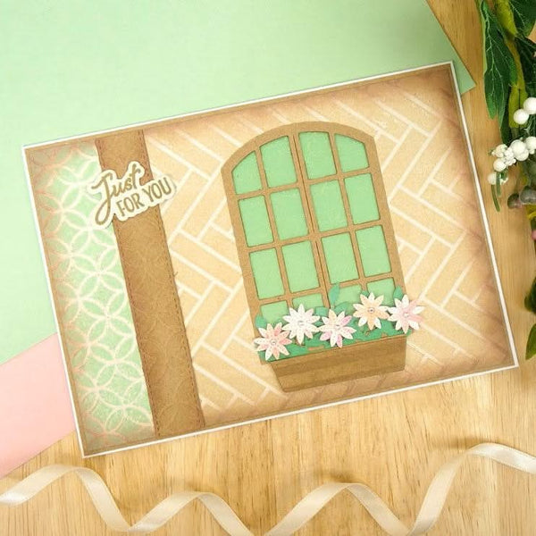 Hunkydory Moonstone Embossing Folder - Herringbone*