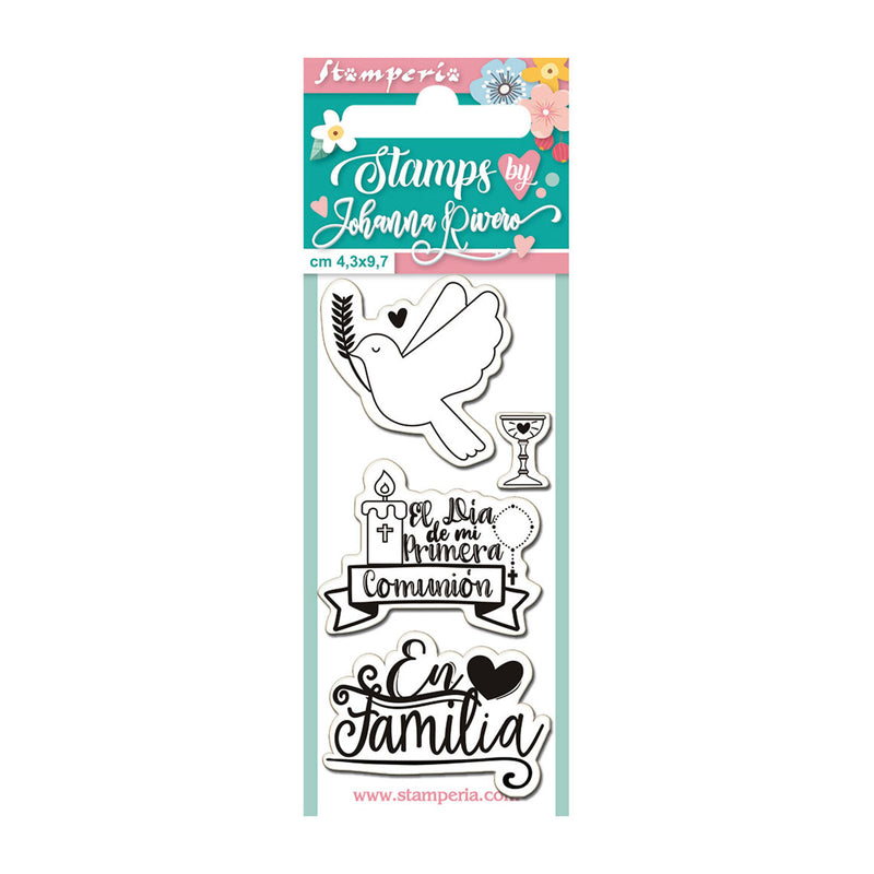 Stamperia Clear Stamps By Johanna Rivero - Paloma (Dove)