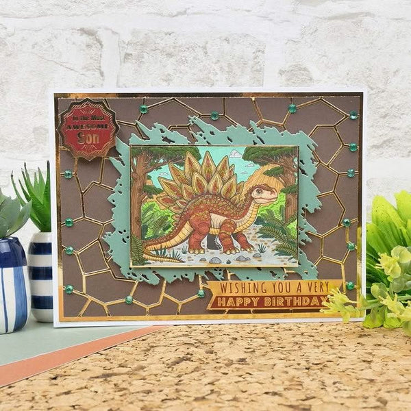 Hunkydory Colouring Pocket Pad - Dino Days