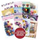 Hunkydory Pocket Pad - Pretty Pansies