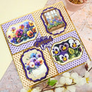 Hunkydory Pocket Pad - Pretty Pansies