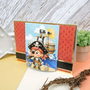 Hunkydory Moments & Memories Pop-Up Stepper Card - Shiver Me Timbers