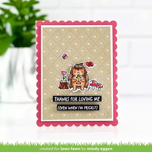 Lawn Fawn Clear Stamp Set - Porcu-Pine For You Add-On*