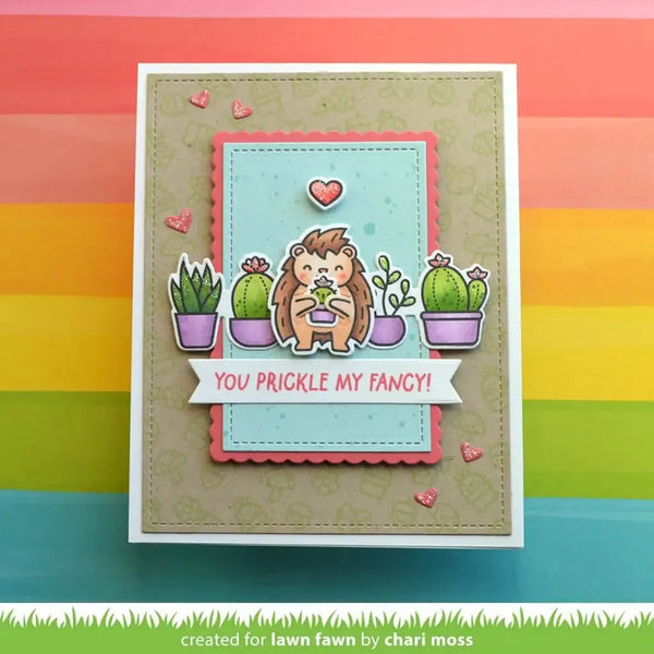 Lawn Fawn Clear Stamp Set - Porcu-Pine For You Add-On*
