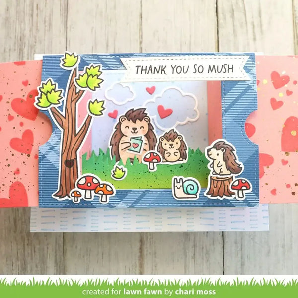Lawn Fawn Clear Stamp Set - Porcu-Pine For You Add-On*