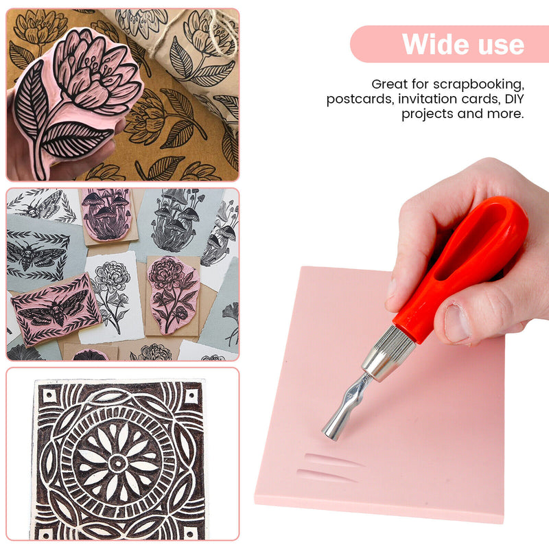 Universal Crafts Rubber Carving Kit