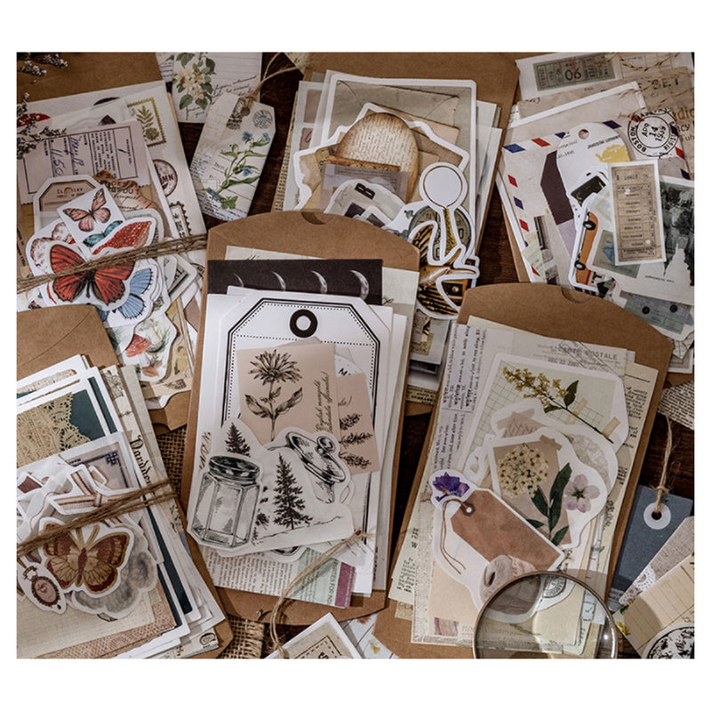 Poppy Crafts Mixed Media Material Kit - Vintage