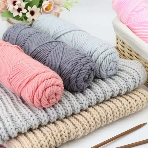 Poppy Crafts Soft Yarn 100g 3 Pack - Cream