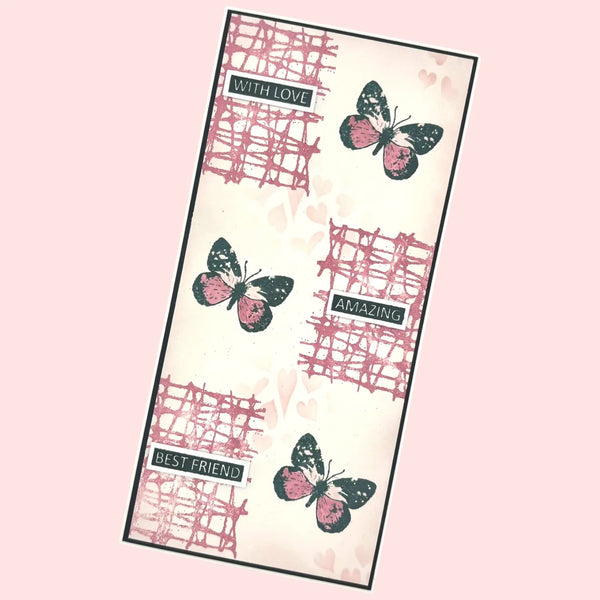 Lisa Horton Crafts - Muse & Maker Collection - Clear Photopolymer Stamps - Scratched Surface