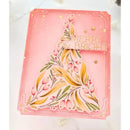 Pinkfresh Studio Stencils 4.25"X5.5" 6/Pkg Festive Foliage Tree*