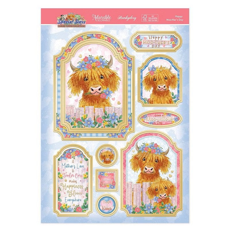 Hunkydory Special Days - Happy Moo-ther's Day Luxury Topper Set